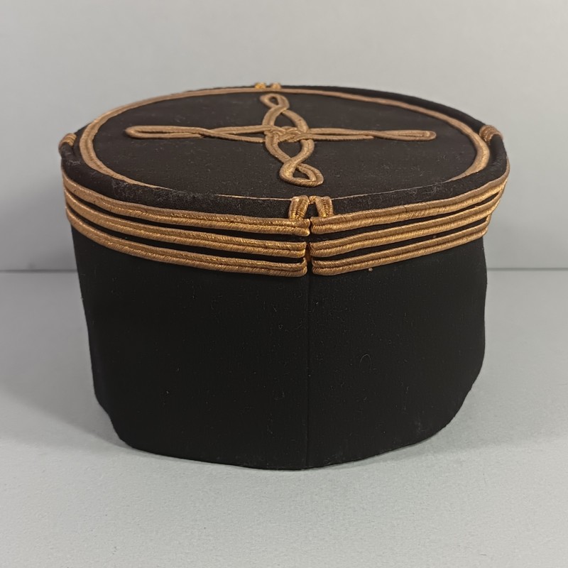 KEPI DE CAPITAINE DU 28 ème REGIMENT DE SAPEURS TELEGRAPHISTES DE TRANSMISSIONS MODELE 1919 - 1931 GUERRE 1939 - 1945